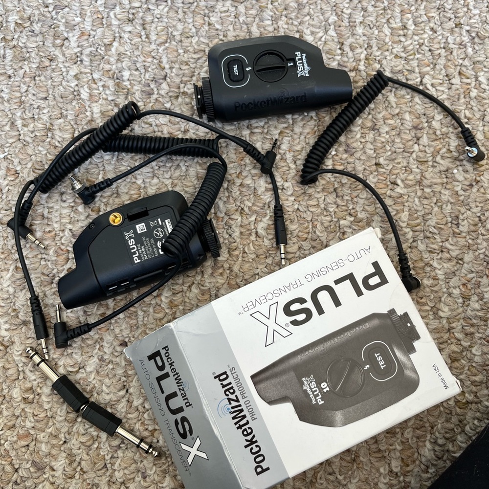 PocketWizard PlusX 2 Pack never used